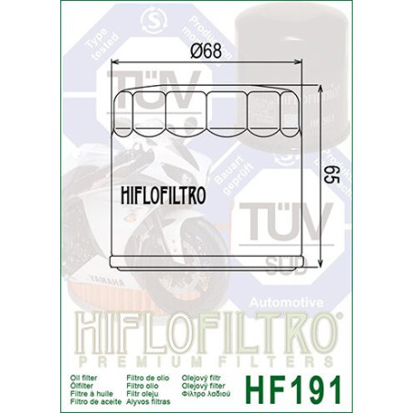ALYVOS FILTRAS HIFLO HF191