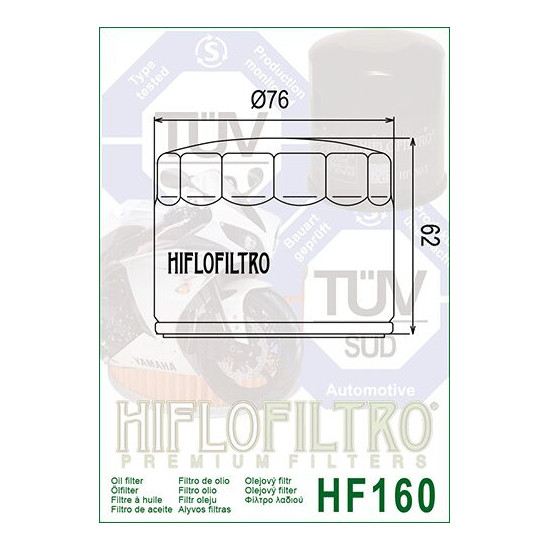 OIL FILTER HIFLO HF160