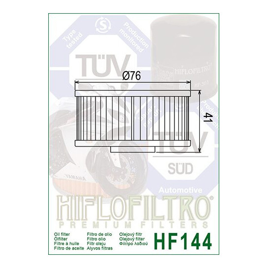 ALYVOS FILTRAS HIFLO HF144