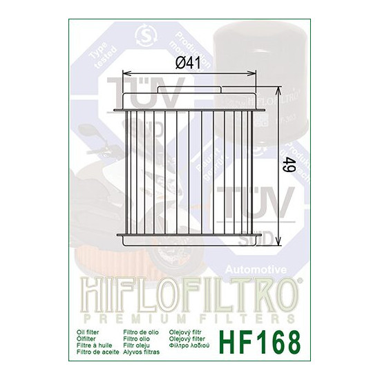 OIL FILTER HIFLO HF168