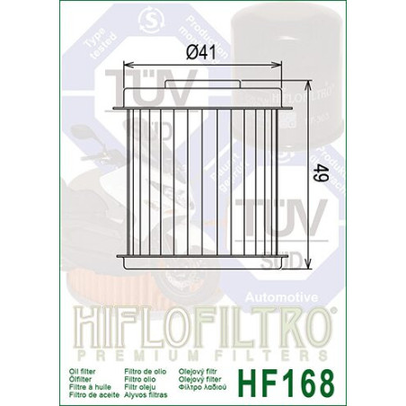 OIL FILTER HIFLO HF168