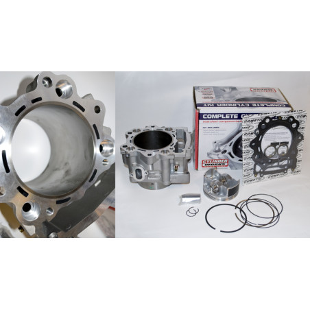 CYLINDER WORKS cilindro komplektas YAMAHA YFM 700 RAPTOR '06-'14 BIG BORE (+3mm727CM3) (špyžinė gilzė)