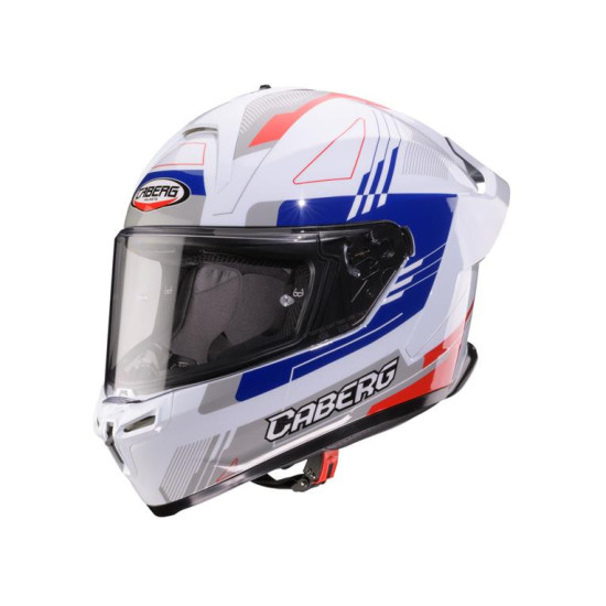CABERG KASK INTEGRALNY ROXTER COLT KOLOR BIAŁY / CZERWONY / NIEBIESKI ROZMIAR S