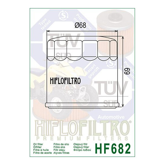 ALYVOS FILTRAS HIFLO HF682