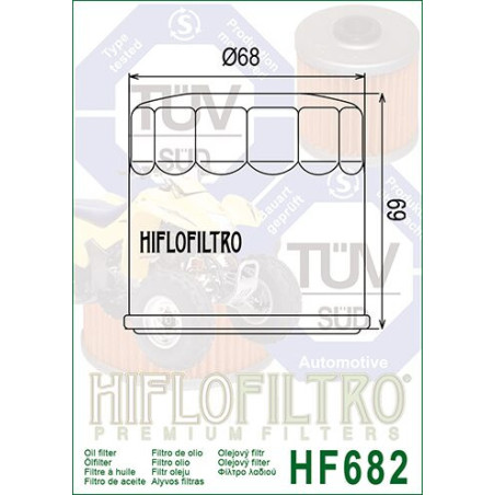 ALYVOS FILTRAS HIFLO HF682