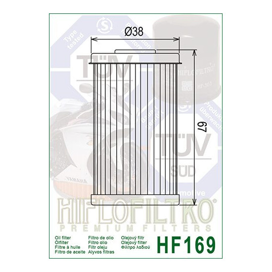 OIL FILTER HIFLO HF169