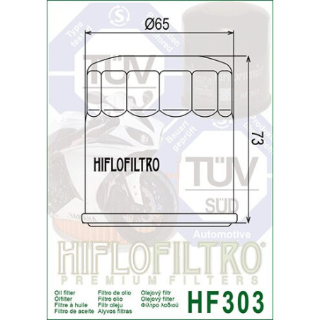 ALYVOS FILTRAS HIFLO HF303C