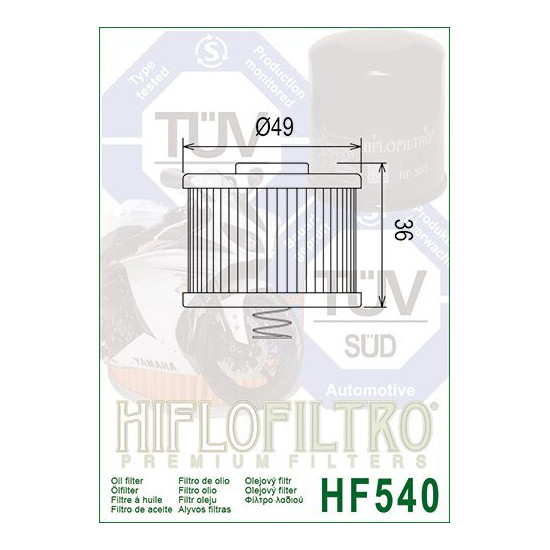 OIL FILTER HIFLO HF540