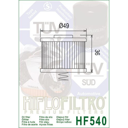 OIL FILTER HIFLO HF540