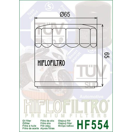 OIL FILTER HIFLO HF554
