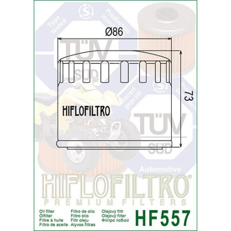 ALYVOS FILTRAS HIFLO HF557