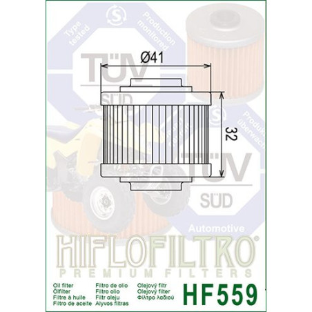 ALYVOS FILTRAS HIFLO HF559
