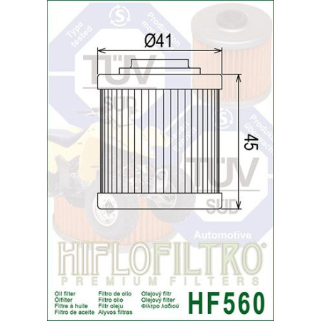 ALYVOS FILTRAS HIFLO HF560