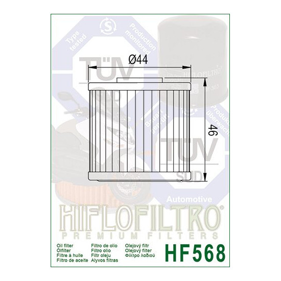 OIL FILTER HIFLO HF568
