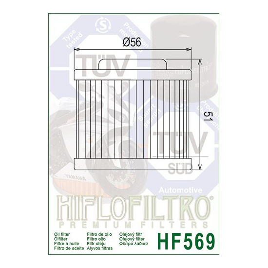 OIL FILTER HIFLO HF569