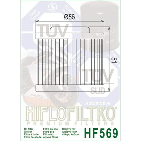 ALYVOS FILTRAS HIFLO HF569
