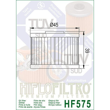 OIL FILTER HIFLO HF575