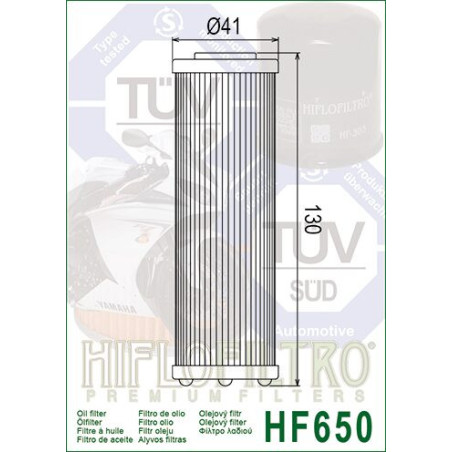 OIL FILTER HIFLO HF650
