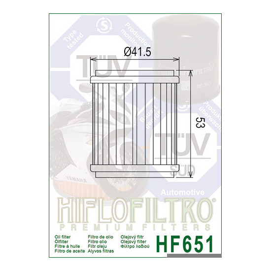 OIL FILTER HIFLO HF651