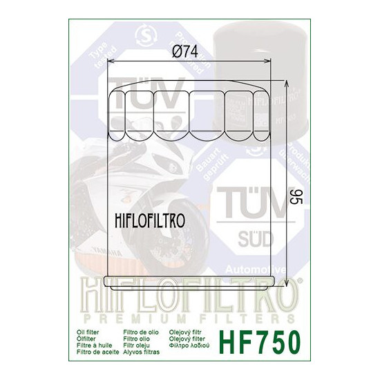 OIL FILTER HIFLO HF750