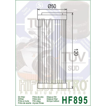ALYVOS FILTRAS HIFLO HF895