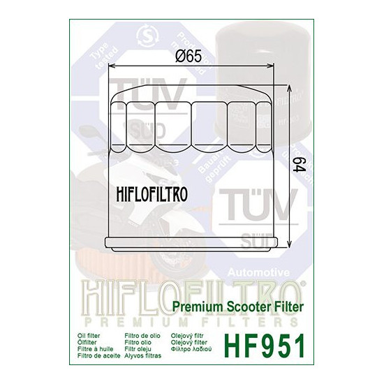ALYVOS FILTRAS HIFLO HF951