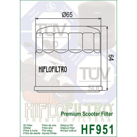 ALYVOS FILTRAS HIFLO HF951