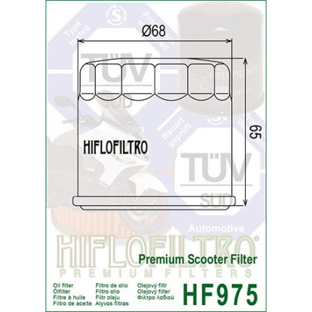 OIL FILTER HIFLO HF975