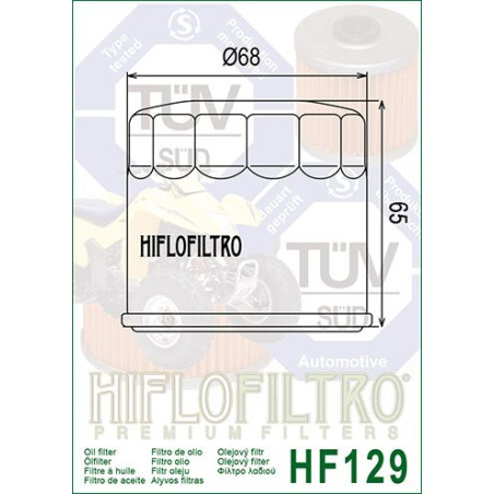 ALYVOS FILTRAS HIFLO HF129