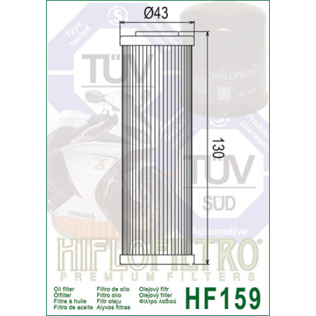 ALYVOS FILTRAS HIFLO HF159
