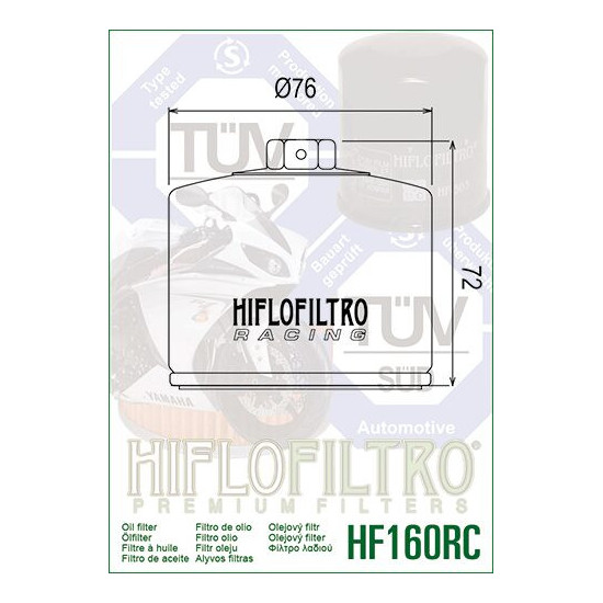 ALYVOS FILTRAS HIFLO HF160RC