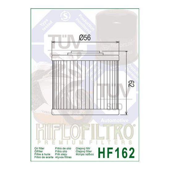HIFLO HF162 air filter