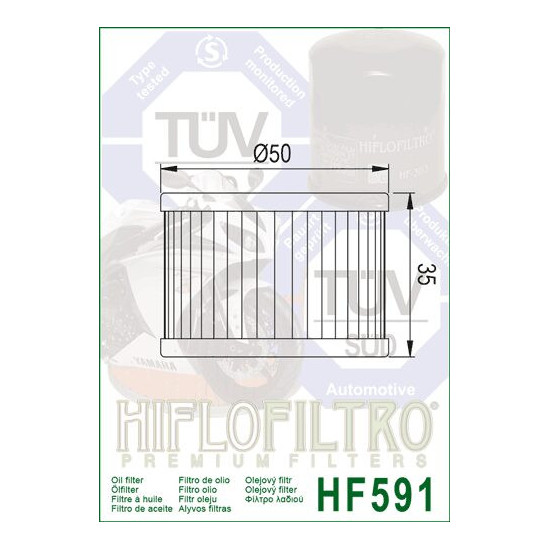 HIFLO HF591 alyvos filtras