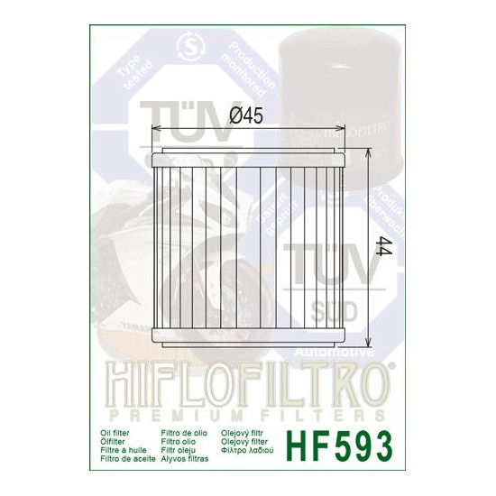 HIFLO HF593 alyvos filtras