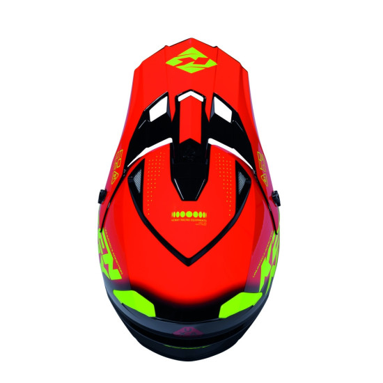 KENNY RACING CZĘŚCI ZAMIENNE DASZEK DO KASKU TRACK GRAPHIC FOCUS RED