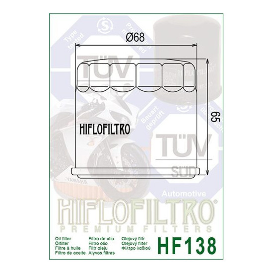 OIL FILTER HIFLO HF138