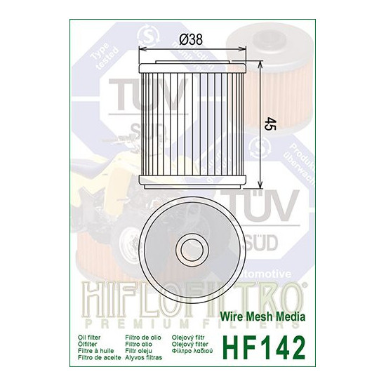 OIL FILTER HIFLO HF142