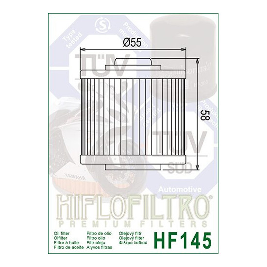 ALYVOS FILTRAS HIFLO HF145
