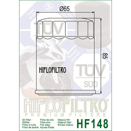 OIL FILTER HIFLO HF148