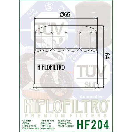 ALYVOS FILTRAS HIFLO HF204