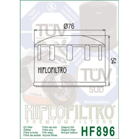 OIL FILTER HIFLO HF896