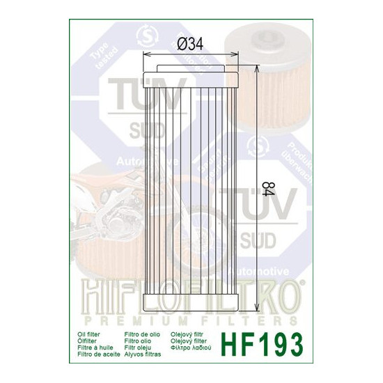 FILTR OLEJU HF193
