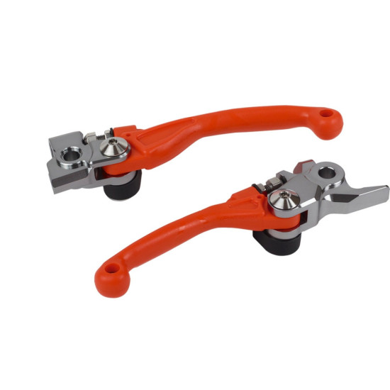 POLISPORT CLUTCH AND BRAKE LEVER SETKTM SX 250 SX-F 250 / 350 / 450 '14-'24 EXC EXC-F 250 / 300 / 350 '14-'24 HUSQVARNA 