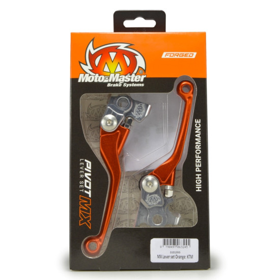 MOTO-MASTER SANKABOS IR STABDŽIŲ SVIRTIES KOMPLEKTAS (BE STABDŽIŲ) KALTINIS KTM / HUSQVARNA / KTM (BREMBO) ORANŽINIS