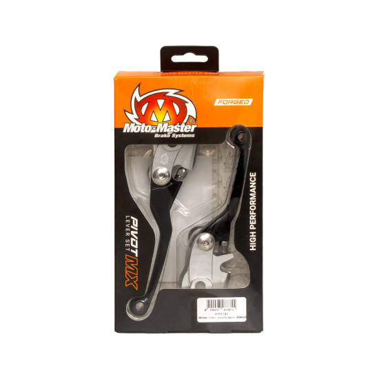 MOTO-MASTER CLUTCH AND BRAKE LEVER KIT (NO BRAKES) FORGED GASGAS / HUSQVARNA (BRAKTEC) BLACK