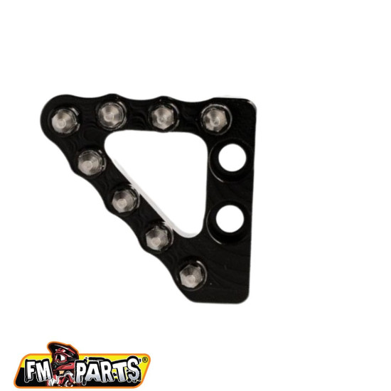 FM-PARTS GALINIŲ STABDŽIŲ SVIRTIES KOJELĖ (PLATA) KTM / HUSQVARNA / GAS GAS BLACK