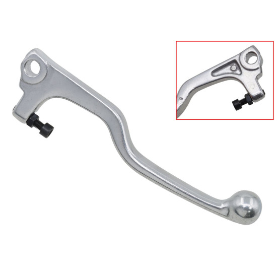 PSYCHIC BRAKE LEVER KAWASAKI KX 125 / 250 / 500 '87, COLOR SILVER (OEM: 46092-1141)