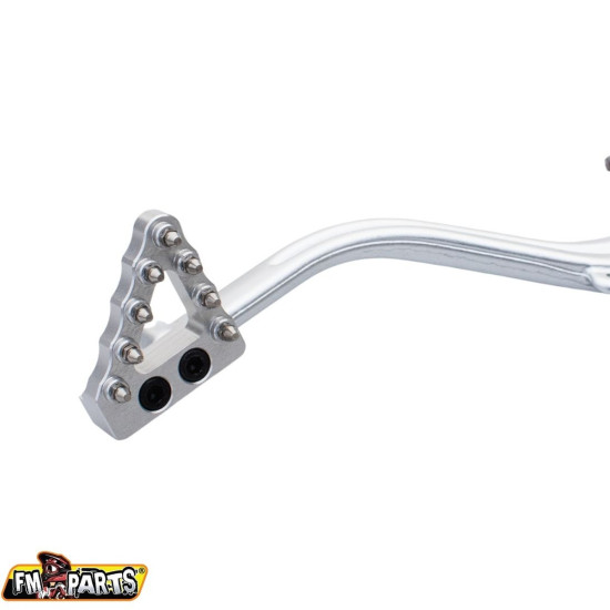 FM-PARTS GALINĖS STABDŽIŲ SVIRTIES KOJELĖ (PLATA) SHERCO SE / SEF '13-'24 SIDABRINĖ