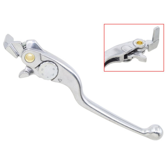 PSYCHIC BRAKE LEVER HONDA CRF 1100 AFRICA TWIN '20-'22 (OEM: 53170-MKS-E01) SILVER