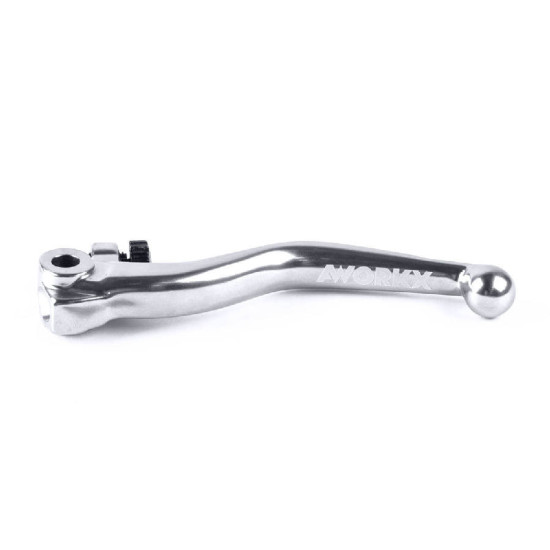AWORKX CLUTCH LEVER (BRAKTEC) GASGAS EC / EC-F '21-, HUSQVARNA TE / FE '22- COLOR SILVER